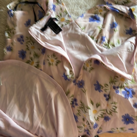 FOREVER 21 dress floral flowers fully lined CUTE - Picture 6 of 6